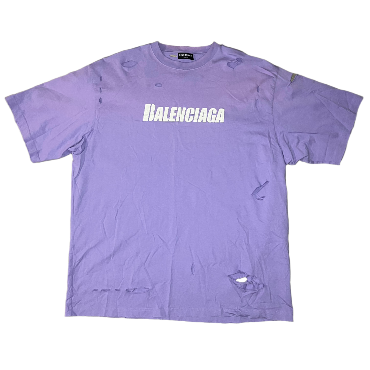 Balenciaga Distressed T-Shirt size 3XL