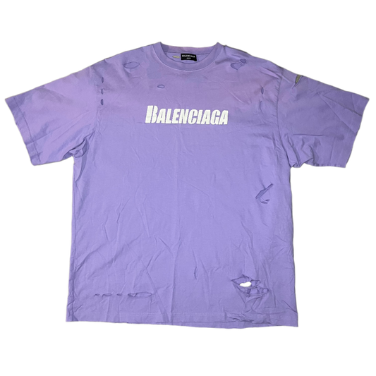 Balenciaga Distressed T-Shirt size 3XL