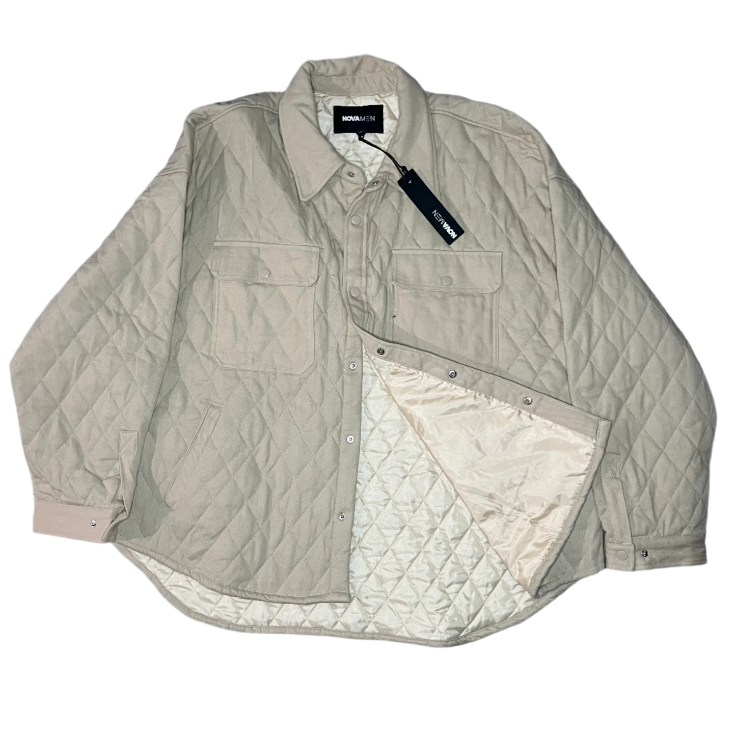Fashion Nova Quilt Button Up size 3XL