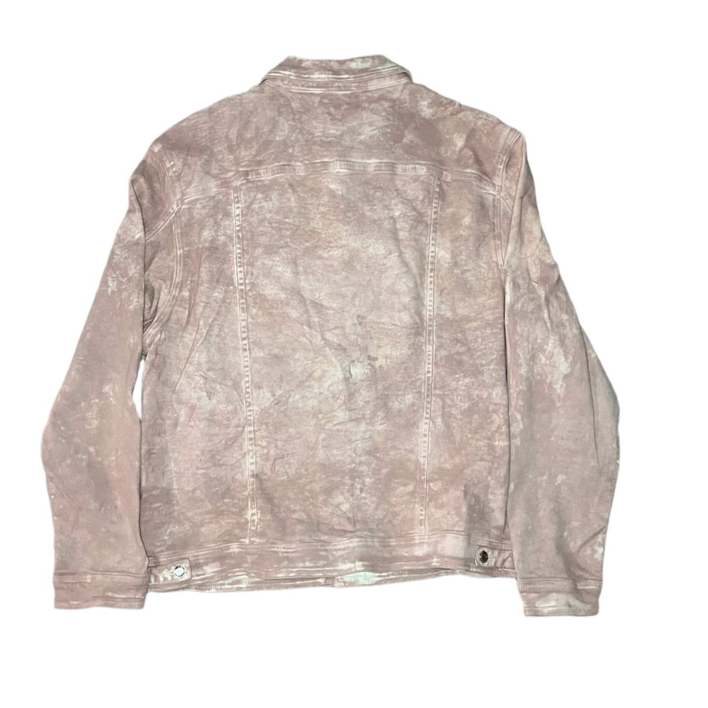 Embelish Washed Pink Denim Jacket size 3XL