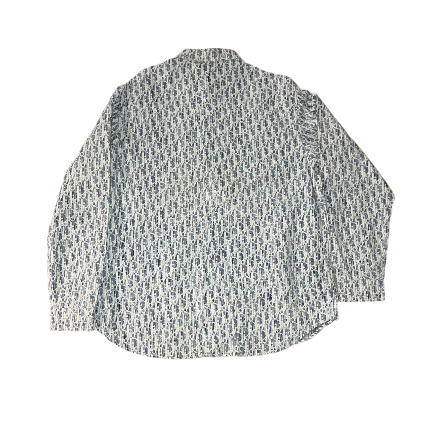 Christian Dior Oblique Denim Button Up Shirt size