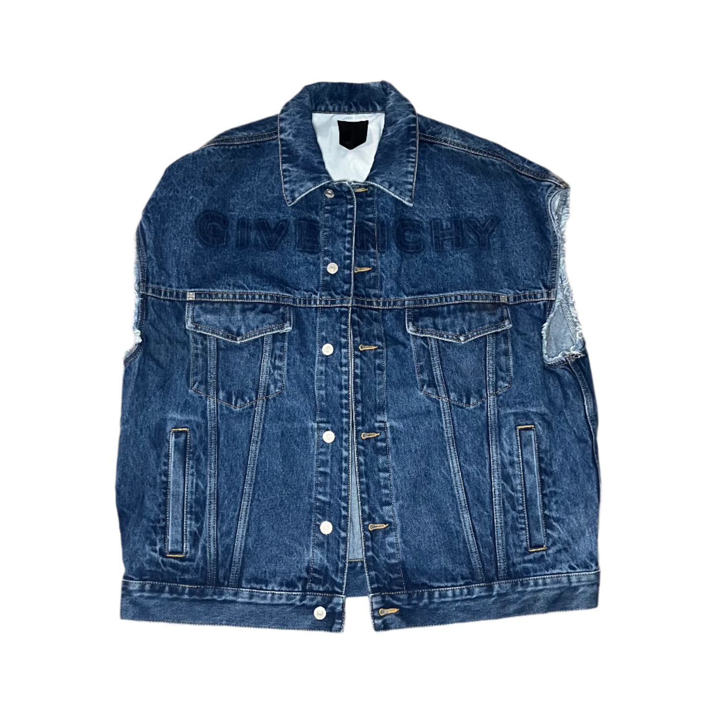 Givenchy Denim Vest size XL