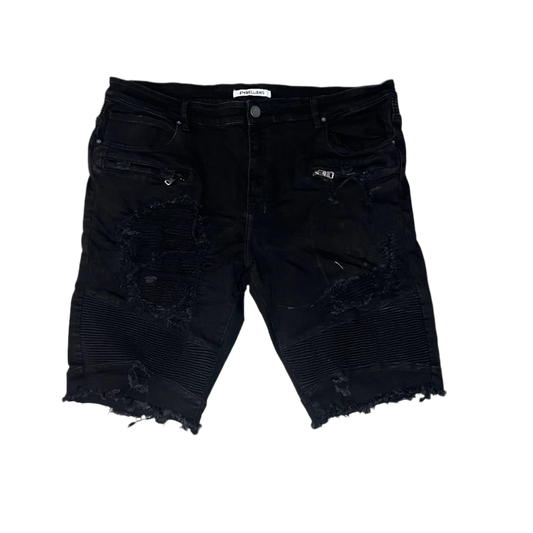Embelish Ripped Jean Shorts size 42