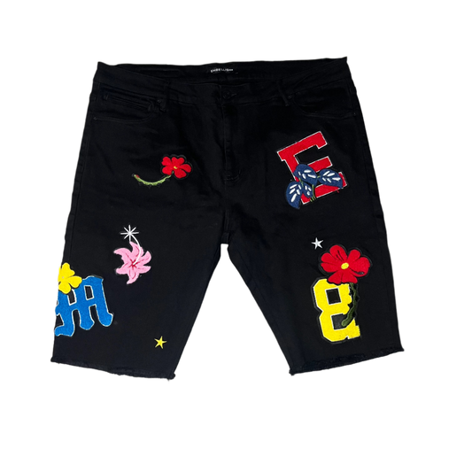 Embelish Patchwork Shorts size 42